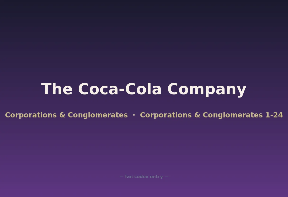 The Coca-Cola Company