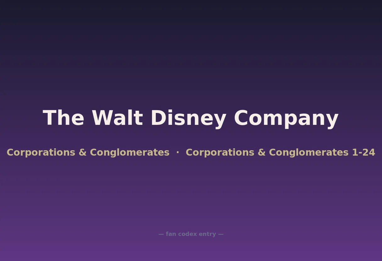 The Walt Disney Company